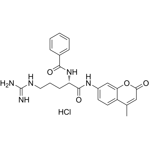 Nα-Benzoyl-L-arginine-7-amido-4-methylcoumarin hydrochloride 83701-04-6